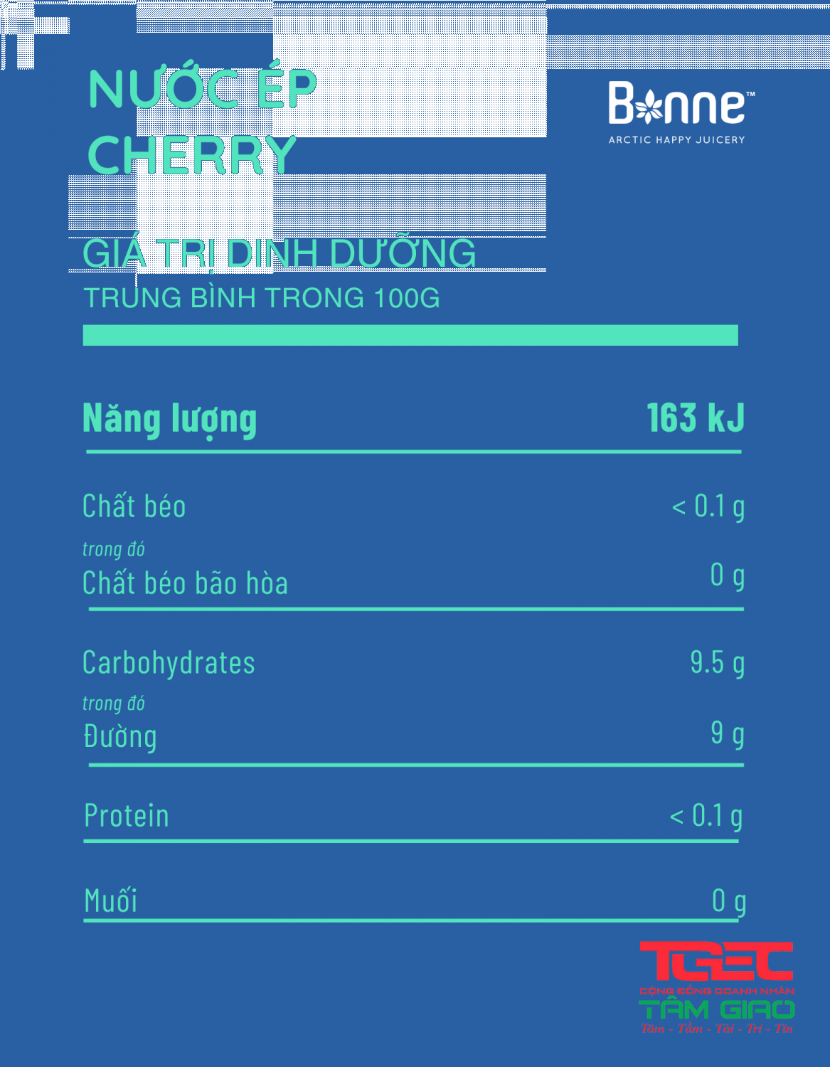 nutrition nuoc ep cherry 1l