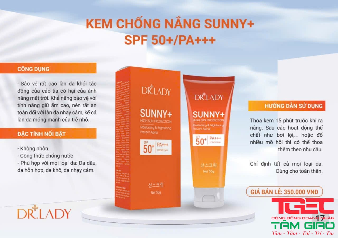 kem chong nang sunny 350