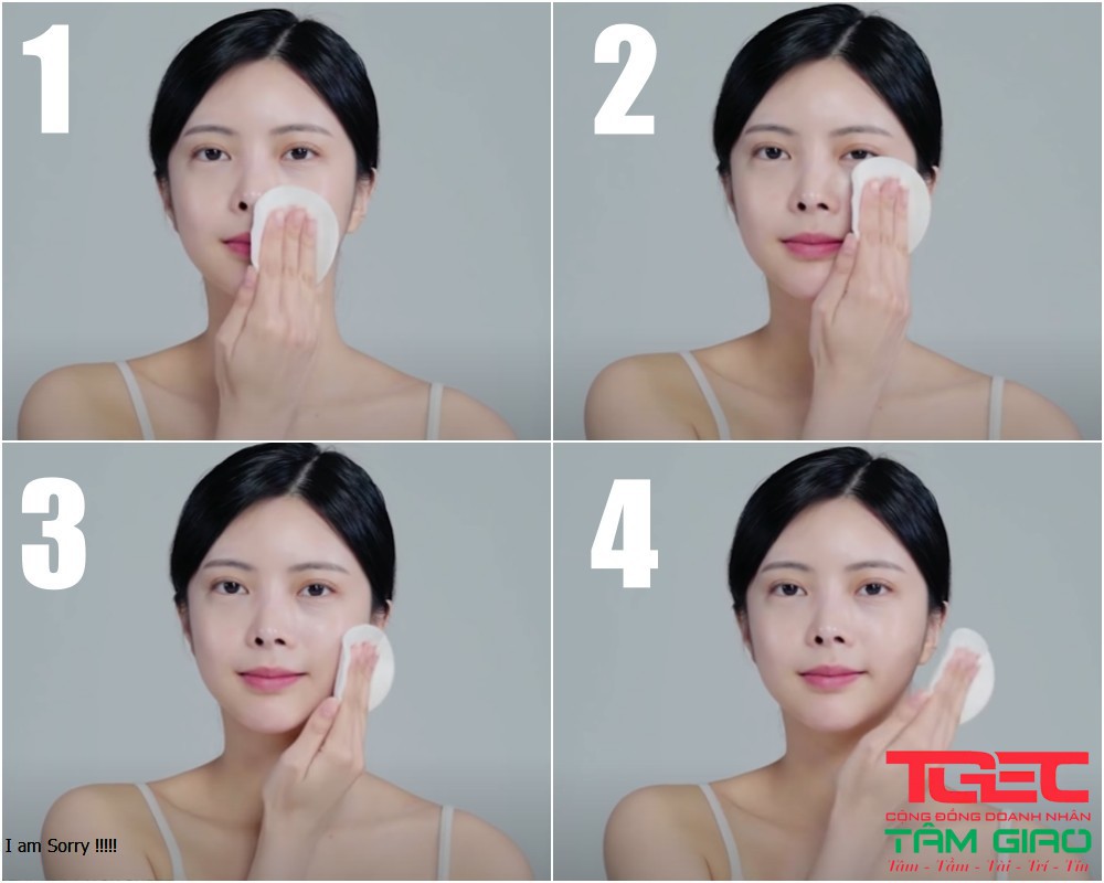 Cách sử dụng nước tẩy trang Dr.lady Clear water