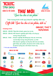 ☕ THƯ MỜI THAM GIA SỰ KIỆN CAFE KẾT NỐI GIAO THƯƠNG ☕