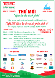 THƯ MỜI THAM GIA SỰ KIỆN CAFE KẾT NỐI GIAO THƯƠNG ☕🎉
