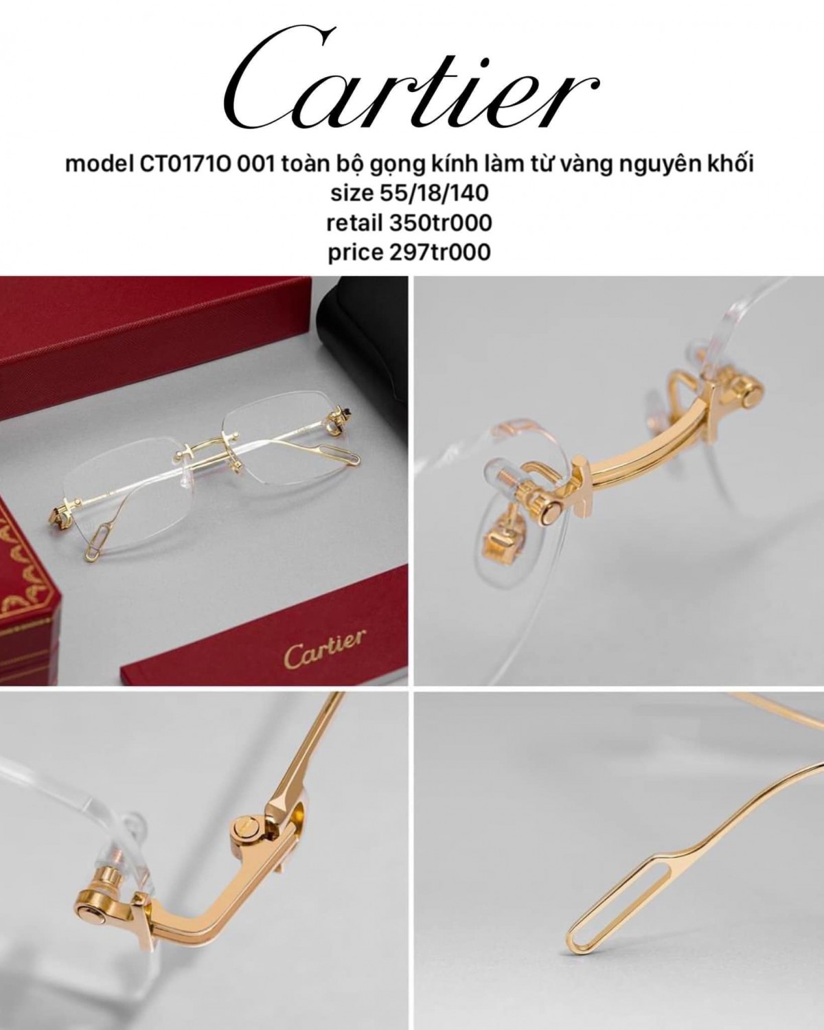 gong kinh cartier cao cap CT0171O 001